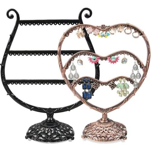 Heavy Duty Earrings Ear Studs Ring Jewelry Stand Showcase Jewelry Watch Display Organizer Holder Show Rack Packaging Classic