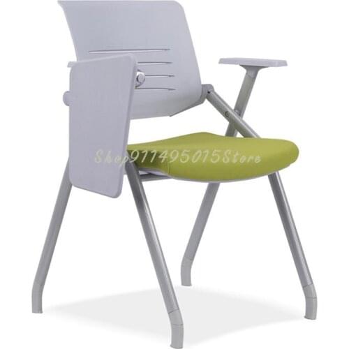 High-end Training Chair Table Board Integrated Movable Folding Stool Simple Office Student Writing Board Meeting Chair