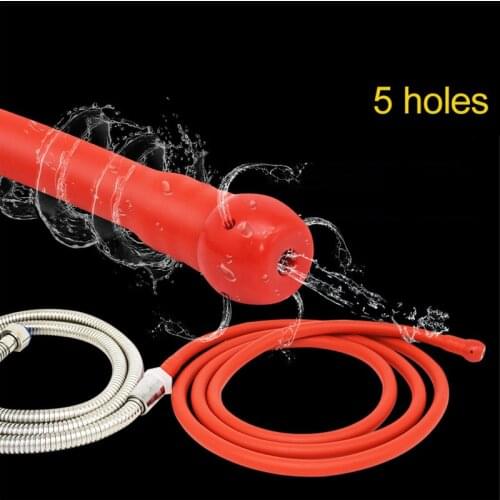 Wetips Silicone Anal Shower Tube Bidet Ducha Higienica Douche Bidet Washing Ducha Full Enema Cleaning Portatil Anus Cleaner Hose