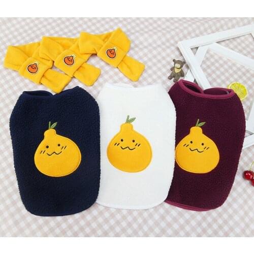 Winter Pet Clothing For Small Dogs Coat Hoodies Outfit Fleece Dog Jacket Vest with Scarf Pomeranian Maltese Schnauzer Clothes