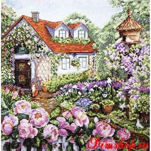 ZZ5187Home Fun Cross Stitch Kit Package Greeting Needlework Counted Kits New Style Joy Sunday Kits Embroidery