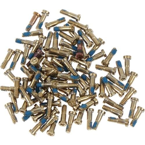 100pcs 5 Point Star screw Pentacle Dock Bottom Connector Full Screw for iPhone 5/5S/6/6 plus/6s/6S plus Replacement Repair Parts