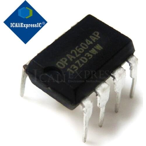 5PCS OPA2604AP OPA2604A DIP8 DIP OPA2604 Dual FET-Input, Low Distortion OPERATIONAL AMPLIFIER new original In Stock