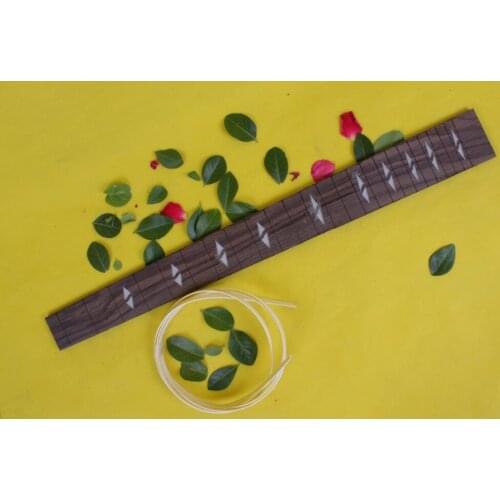 Guitar Accessories 1 x 25.5"electric Guitar Fretboard electric guitar rose Wood Fretboard Parts 00-16 # inlay