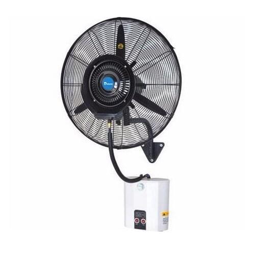 Free shipping Wall hanging spray cool temperature humidification atomization muti-functions outdoor with water tank spray fan