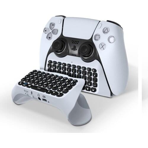 3.5mm Wireless Gamepad Keyboard Bluetooth 3.0 Controller Chat Pad for SONY PS5 Dualsence Built in Speaker Gamepad Keyboard