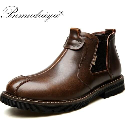 Мужские ботинки челси BIMUDUIYU China At AliExpress