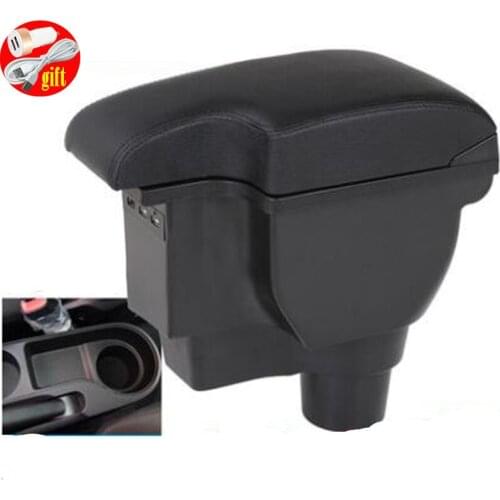 For KIA Rio 4 Rio X-Line Armrest For KIA Rio 4 car armrest box 2016 2017 2018 2019 2020 Double deck with usb car accessories