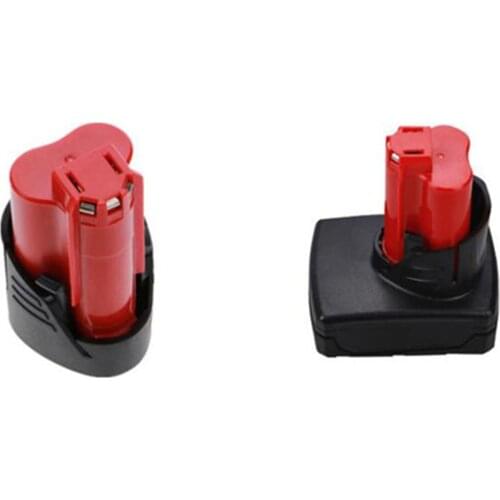 For Milwaukee 12V Li-ion Battery Repair Parts Three-cell Six-cell Battery Shell Housing Case PCB Circuit Board Tag Sticker