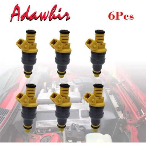 6 pcs Fuel Injectors nozzle OEM 0280150714 fit for BMW 1986-1993 535i 1986-1993 735i 735iL 635C 635i 3.5L hight quality