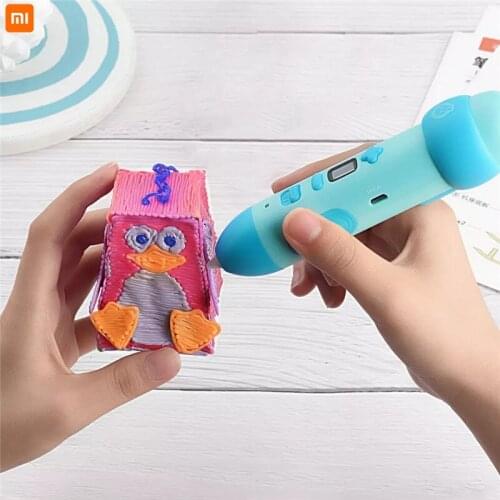 Graffiti Kids Educational Toys From Xiaomi Youpin Xiaoxun 3D Printing Pen Myriwell Crafts Paints Drawing Tool LCD Display