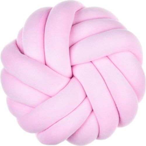 Creative Nordic Handmade Plush Knotted Pillow Sofa Bed Cushions Backrest Office Cushion Kids Bedroom Decoration Cushions