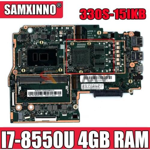 Akemy For Lenovo 330S-15IKB Notebook Motherboard CPU I7 8550U RAM 4GB DDR4 Tested 100% Working New Product