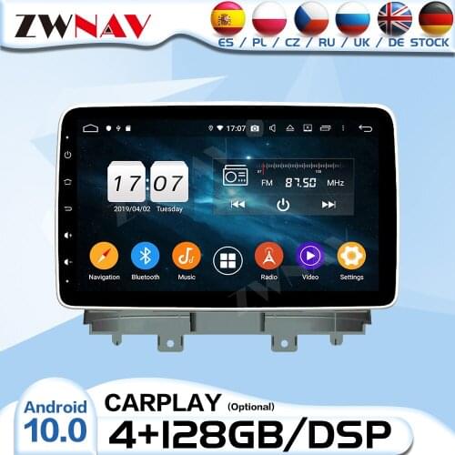 128G 2 Din Android 10 Multimedia Radio Receiver For Ford Focus 2019 Car Auto Audio Stereo Video Player GPS Navigation Head Unit