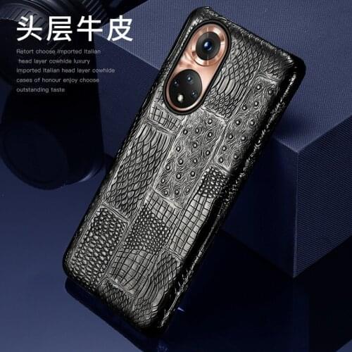 New Hot Genuine Retro Leather Case Phone Case For Honor 50 30 Pro Plus 360 Full Protective Cover For Honor 50 Se 30s 50se Cases