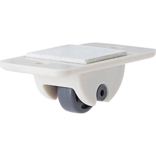 Fixed Rail Wheels Plastic One-way Small Wheels Pastetable Directional Wheel Hardware Accessories for Storage Box SCIE999