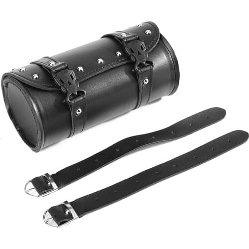 TiOODRE Hanging Saddle Bag Stylish Practical PU Leather Tool Storage Motorcycle Sided Tail Wear Resistant Large Capacity