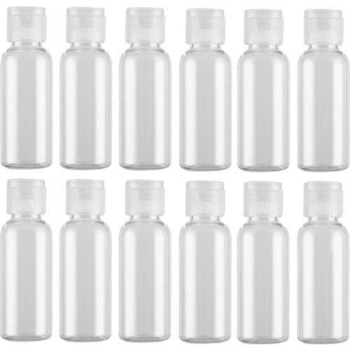Free shipping 20/32/50pcs 30ml 1Oz Travel Makeup Empty Plastic Bottles Flip Cap For Liquid Lotion Cream