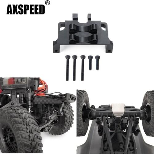 AXSPEED Aluminum Alloy Servo Fixed Mount Bracket for Axial SCX24 90081 1/24 RC Rock Crawler Car Upgrade Parts