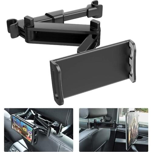 Telescopic Car Rear Pillow Phone Holder 360 Degrees Rotation Tablet Car Stand Seat Rear Headrest Mounting Bracket 4-11 Inch New