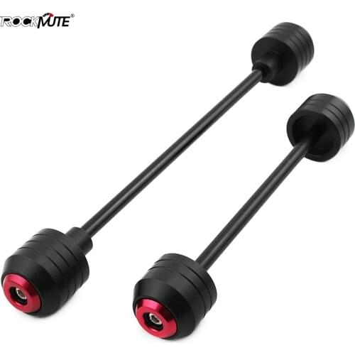 Motorcycle POM Axle Fork Crash Sliders For HONDA RVT1000 / RC51 Front Rear Wheel Protector Circle Decoration
