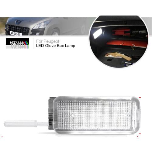 1x Led Glove Box Light For Peugeot 206 207 306 307 308 3008 406 407 5008 607 RCZ For Citroen C2 C3 C4 C5 C6 C8 SAXO