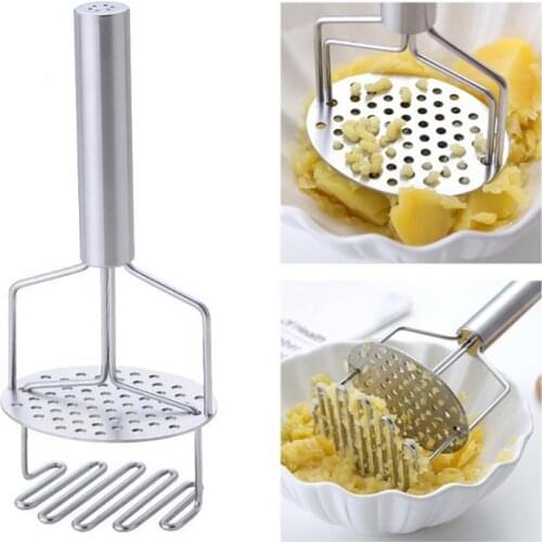 1PC Kitchen Potato Masher Ricer Crush Yam Pumpkin Wave Wire Circle Sieve Potato Mud Maker Puree Juice Presser Fruit Tools