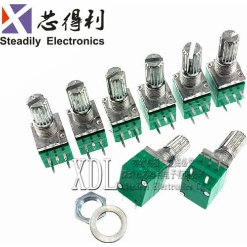 10pcs/lot 5 Feet | RV097NS Switch Single Connection Audio Amplifier Potentiometer B5K 10K 20K 50K 100K