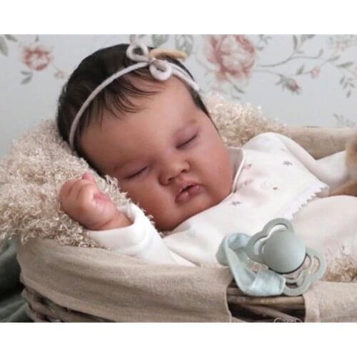 20 Inches DIY Doll Kit Baby Ashia Soft Vinyl Unpainted Doll Parts