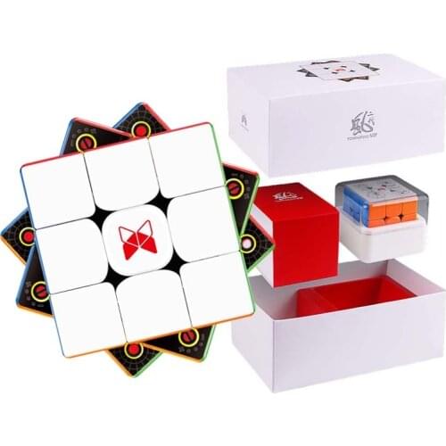 2021 QiYi Xman Tornado V2 3x3 Magnetic Magic Cube Stickerless 3 Layer Speed Puzzle Adjustable Educational Toys Magio Cubo