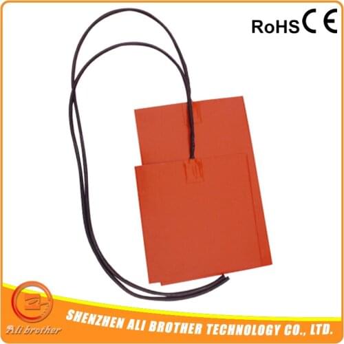 245x245mm 350w 220v Silicone Heating Pad with 3M Adhesive/heatbed