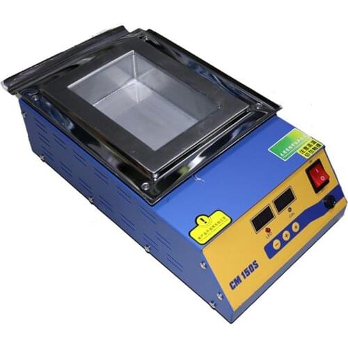 900W CM-150S Solder Pot Digital Display Melting Tin Furnace Temperature Adjustable Square Tin Stove Desoldering Bath 220V/110V