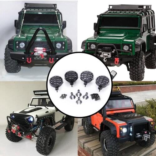 4pcs LED Light Cover Lampshade for 1:10 RC Crawler Car HSP REDCAT Multifunction Remote Control Toys Accessories