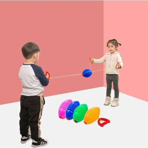 Outdoor Fitness Childrens Sports Toy Shuttle Rally Ball Double Rally Ball Fitness Handball Funny Parent-child Interactive Toys