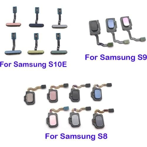 For Samsung Galaxy S8 S9 S10e Fingerprint Sensor Home Return Key Menu Button Flex Ribbon Cable