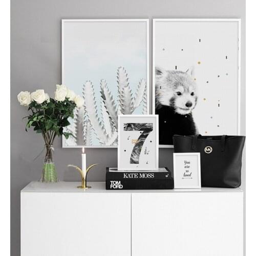 Cartoon Bear Fashionable Home Decor Painting Nordic Simple Canvas Prints Poster Modern Space Art Wall Picture For Living Room