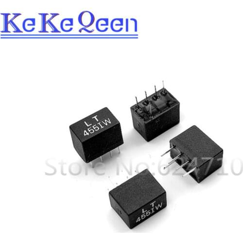NEW Original LT455I LT455IW 455I 455IW LT455ITW CQ 33-455IT 1+4 5Pin DIP-5 455KHz ceramic filter For communication Signal relay