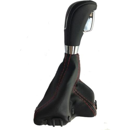 For Ford Mondeo Mk4 S-MAX Galaxy Gear Handle Ball Car Styling New Full Leather AT Automatic Transmission Car Gear Shift Knob