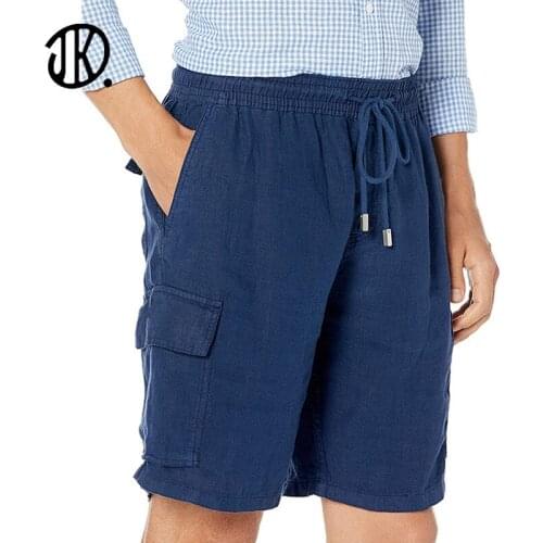 2021 Summer Male Shorts Fashion Solid Color Short Mens Casual Loose Breathable Pants Beach Shorts Large Sizes Jogging Panties