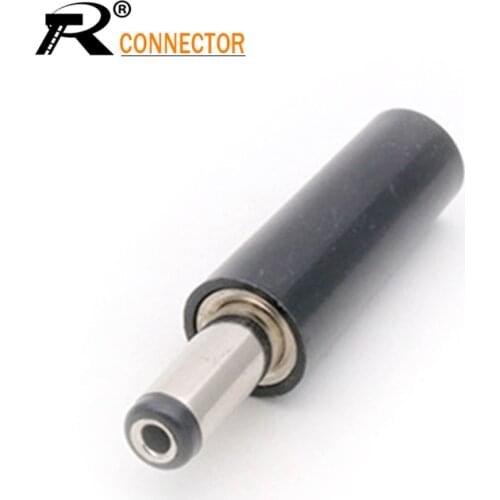 10pcs DC Power Plug 5.5 x 2.1mm 50pcs DC Male Jack with Wire Clamp Connector for CCTV Accessories