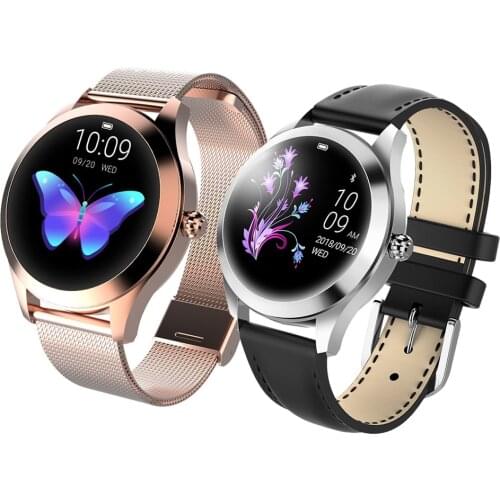 Fitness Smart Watch Women IP68 Waterproof Lovely Fitness Bracelet Heart Rate Monitor Female Smartwatch Connect for IOS Android