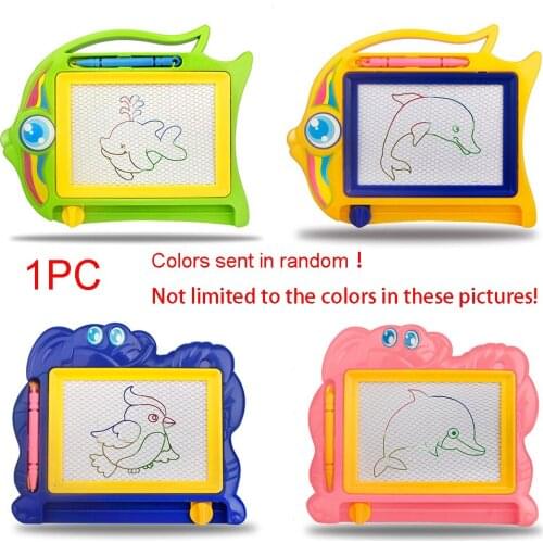 Erasable Drawing Graffiti Board Toy Children Cartoon Magic Writer Magnetic Drawing Scribbling Board Childrens Toy