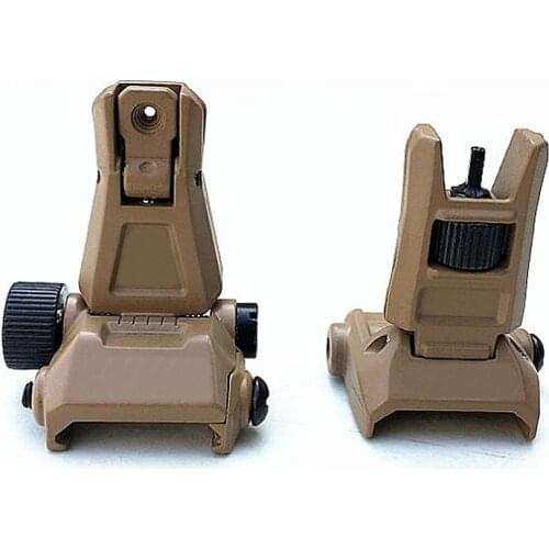 Tactical PRO Gen3 Front and Rear Sight Hunting Rifle Back Up Sight Full Steel Construction with markings