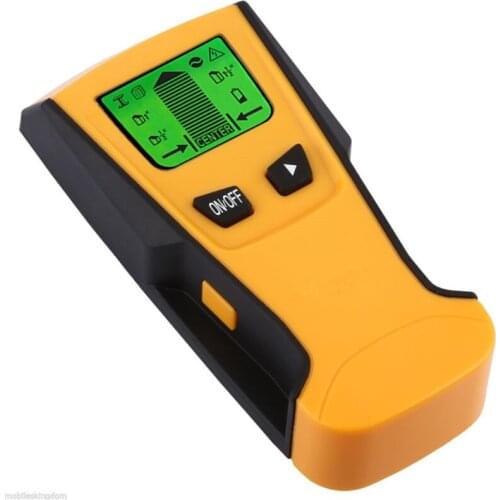 TH210 Wall Thickness Gauge Without Battery Backlight Stud Metal AC Wire Scanner Wall Stud Finder Electronic Auto Calibration