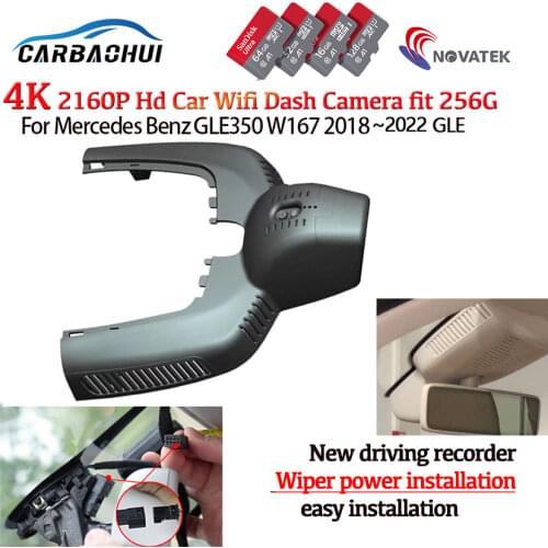 NEW Easy install Car DVR Video Recorder Dash Cam Camera For Mercedes Benz GLE350 W167 2018 2019 2020 Novatek 96675 hd 1600p