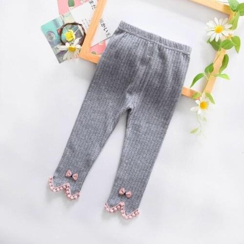 High Quality Cotton Baby Pantyhose Autumn Winter Baby Girl Pants Knitted Newborn Leggings Toddler Infant Casual Trousers