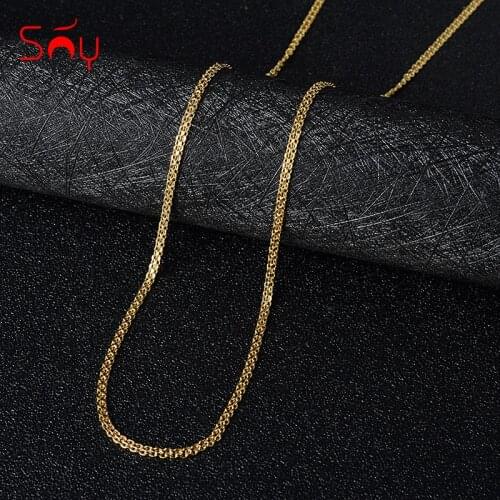 Sunny Jewelry Fashion Jewelry 2021 Copper Necklace Chains Women And Man Classic High Quality For Daily Wear Gift Wedding Party