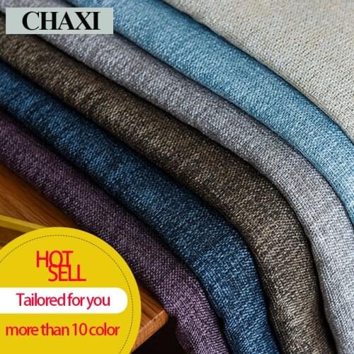 CHAXI 300cm Height Blackout Curtains For Living Room Custom Linen Solid Color Thick Modern Curtain Bedroom Fabric Cortinas