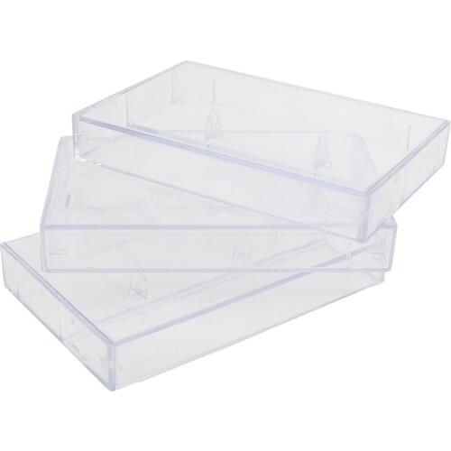 10Pcs Recording Blank Cassette Case Audio Transparent Storage Box Dust-proof Box