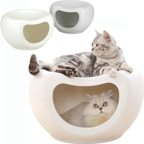 25%,Resin Dual Use Summer&Stool Summer Cat Supplies Washable Outdoor Large Space Waterproof Pet House with Healthy Material